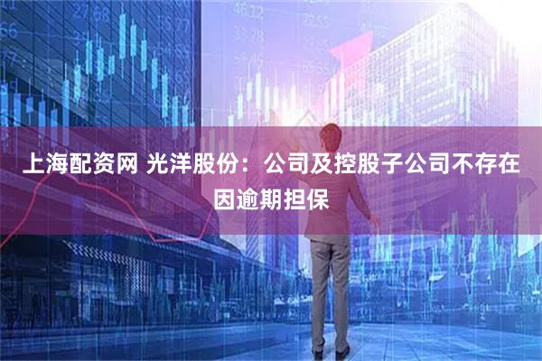 上海配资网 光洋股份：公司及控股子公司不存在因逾期担保